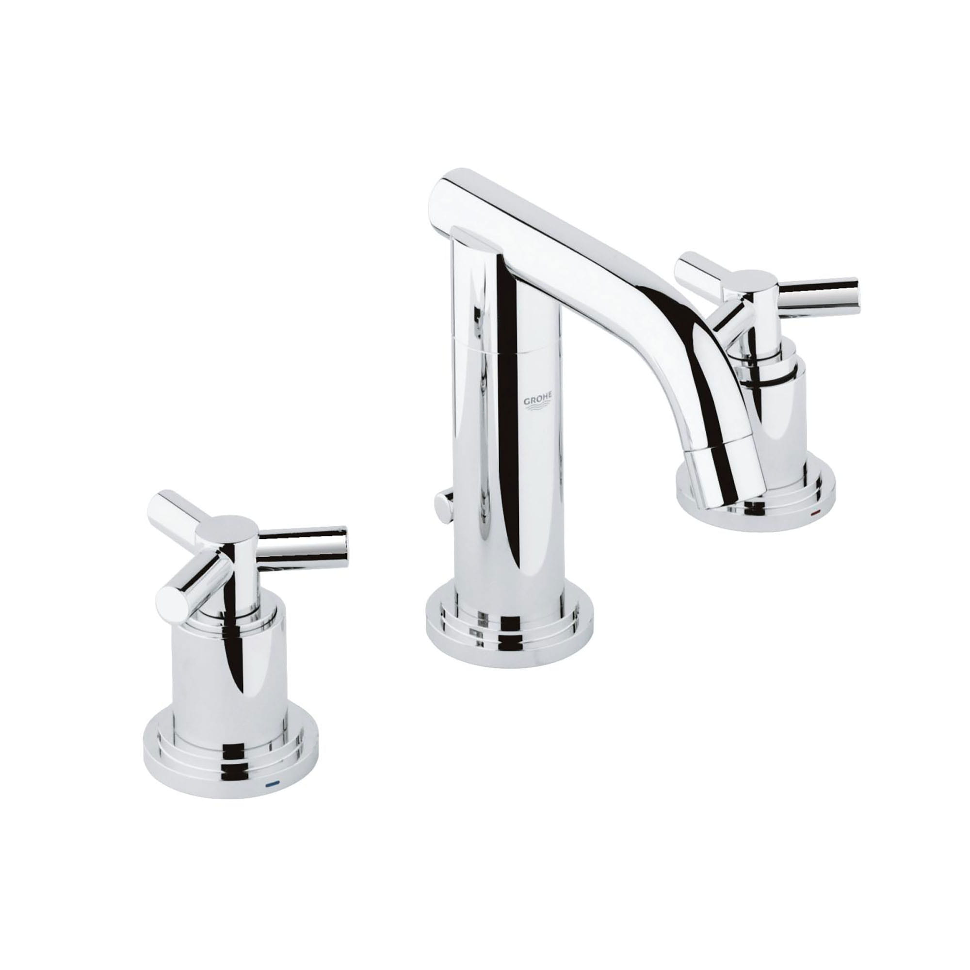 Lavatory Wideset With O Hdls Low Sp GROHE CHROME